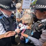 image for [OC] An 80 year-old woman being arrested on terrorism charges in London today