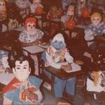 image for Halloween in an American school, 1980s