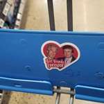 image for This sticker on my shopping cart in Walmart