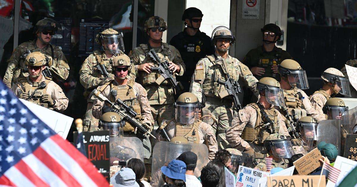 image for Trump Plans Military “Reaction Force” to Use Against Americans