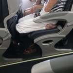 image for Lady next to me flew like this for over 3 hours and didn't move. Got up and walked normal.