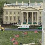 image for Sneaky little car in front of The White House at Legoland (OC)