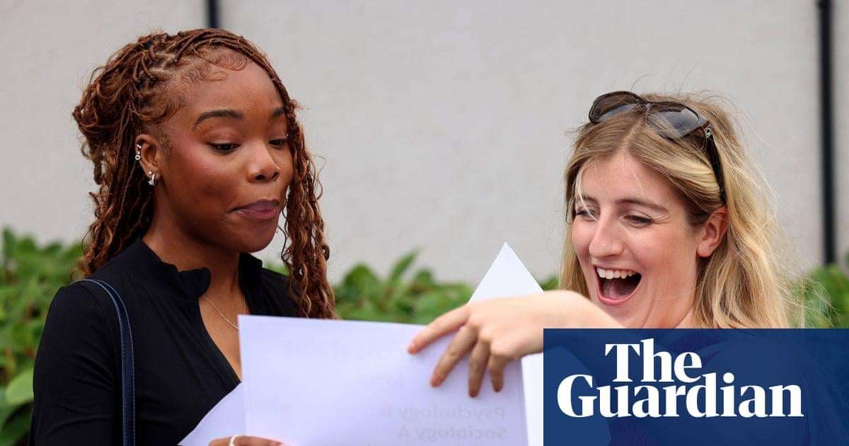 image for Record proportion of A-level students get top grades in England