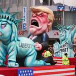 image for Theme cars of Donald J. Trump at the Carnival in Düsseldorf/Germany. (2017)