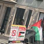 image for Hasidic Jewish Man holds Free Palestine sign