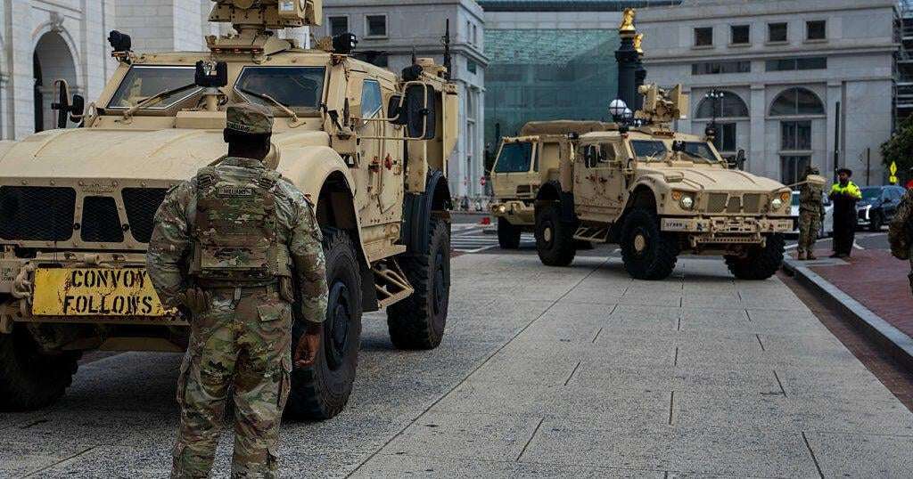 image for White House says National Guard members deployed to D.C. "may be armed"