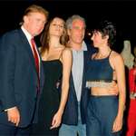 image for Donald Trump, Melania Trump, Jeffrey Epstein and Ghislaine Maxwell at Mar-a-Lago in Florida in 2000