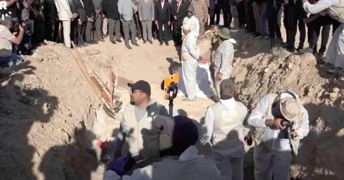 image for Iraq starts excavating large mass grave left by Islamic State