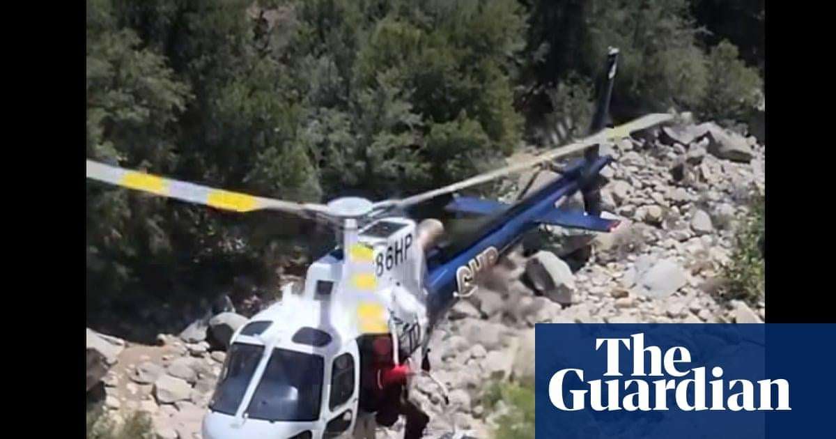 image for ‘Stunning survival story’: police rescue California man trapped behind waterfall for two days