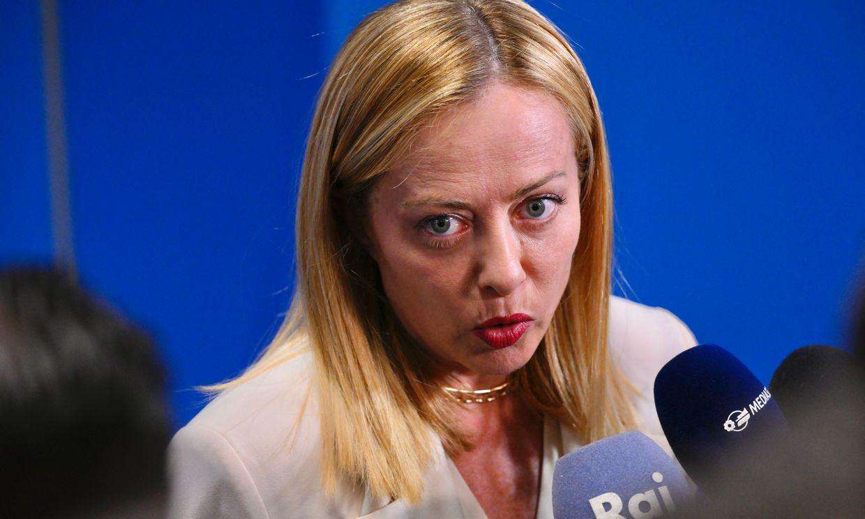 image for Italy's Meloni backs Ukraine security plan that gives allies 24 hours to send troops if Russia invades again, Bloomberg reports