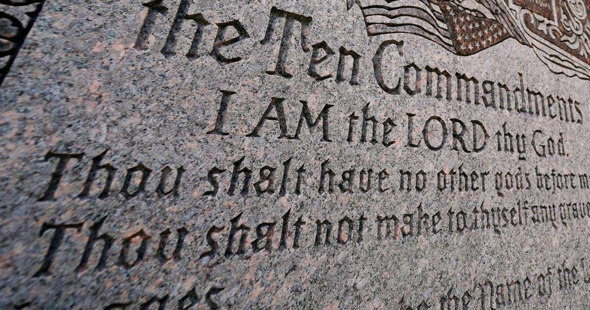 image for Texas can't require the Ten Commandments in every public school classroom, judge says