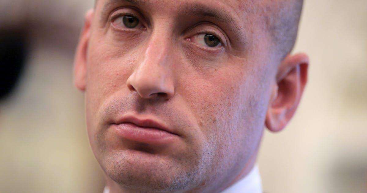 image for Stephen Miller Erupts in Manic Fascist Rant—and Reveals a Big Weakness