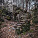 image for Stairs to nothing in the woods of New Hampshire (OC)