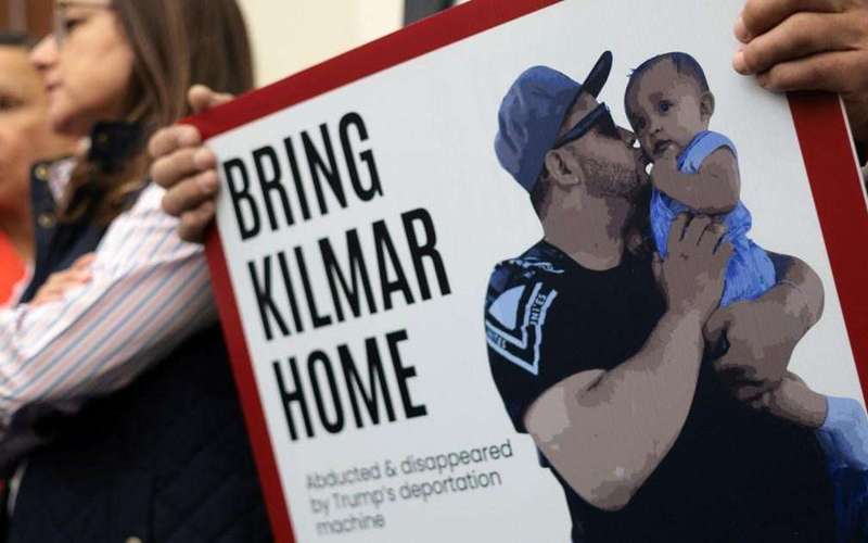 image for Kilmar Abrego Garcia taken into ICE custody at immigration appointment