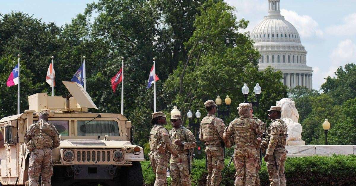 image for Some National Guard members in D.C. are now armed