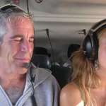 image for Jeffrey Epstein with victim Teala Davis in the cockpit.