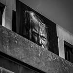 image for [OC] A portrait of President Trump was unfurled at the U.S. Department of Labor today