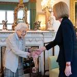 image for The last known photo of Queen Elizabeth II before she died. She has a prominent bruise on her hand.