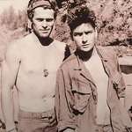 image for Charlie Sheen and Willem Dafoe, 1986