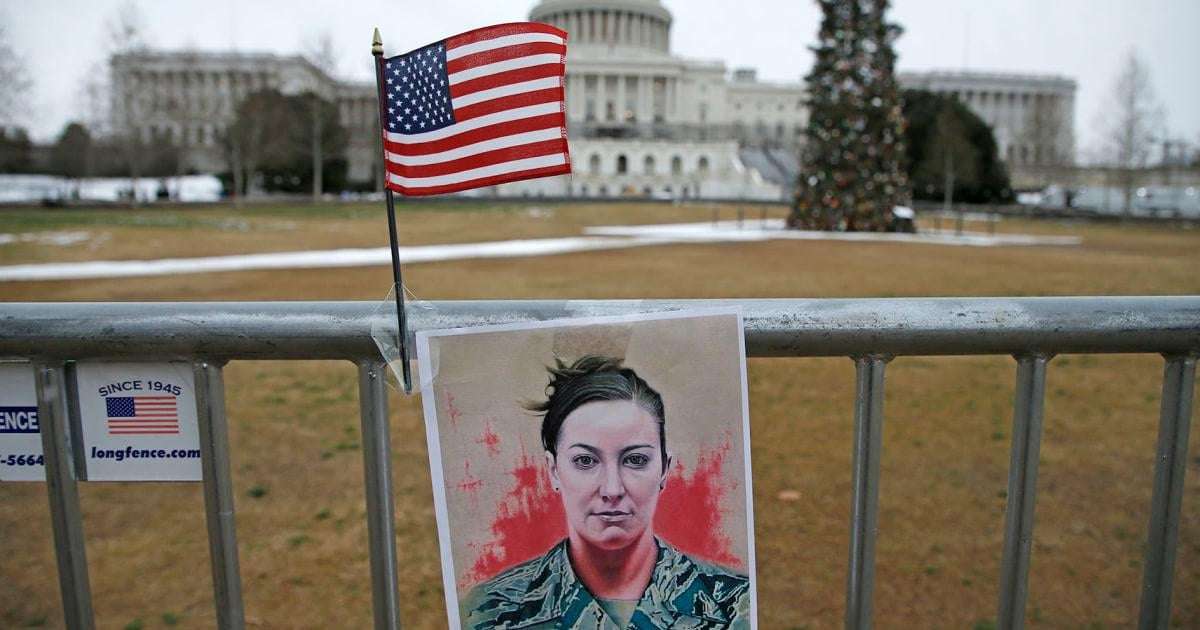 image for Jan. 6 rioter Ashli Babbitt offered full military funeral, Air Force confirms