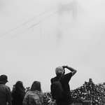 image for My dad always wanted to photograph the Golden Gate Bridge in the fog. I snuck this pic of him.