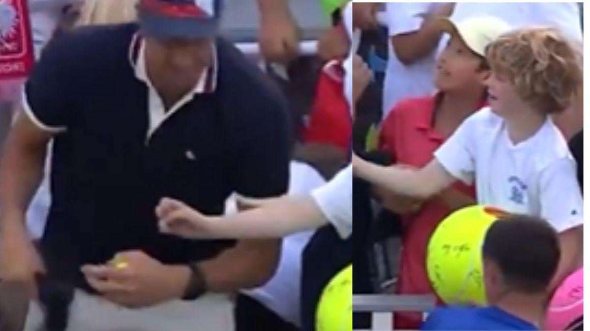 image for Polish CEO Piotr Szczerek blasted online for stealing a kid’s signed cap at US Open