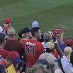image for White supremacist at a baseball game. OC