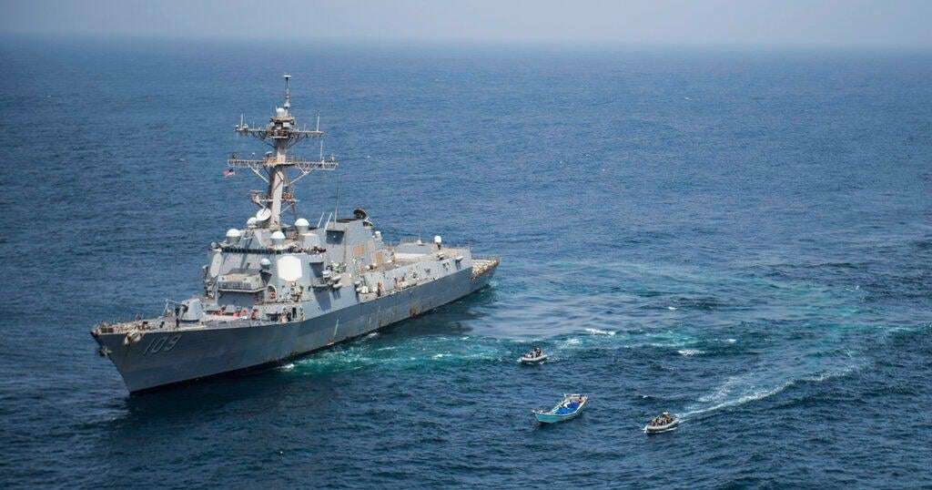 image for Venezuelan fighter jets flew over U.S. Navy ship in "show of force"