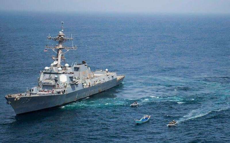 image for Venezuelan fighter jets flew over U.S. Navy ship in "show of force"