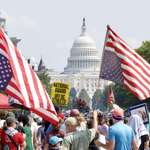 image for OC: Demonstrators near the US Capitol during the "We Are All DC" national march.