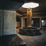 image for Sarcophagus in an abandoned Egyptian themed restaurant (OC)