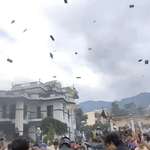image for Cash thrown from a politician's home in Kathmandu, Nepal amid Gen-Z protest against corruption [OC]