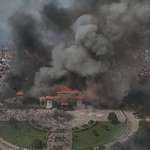 image for Nepal Parliament set on fire during protests.