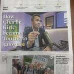image for My dad works for a newspaper delivery business. He just sent me this. Printed before the shooting.