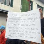 image for Protestor’s Sign in Lukla, Nepal