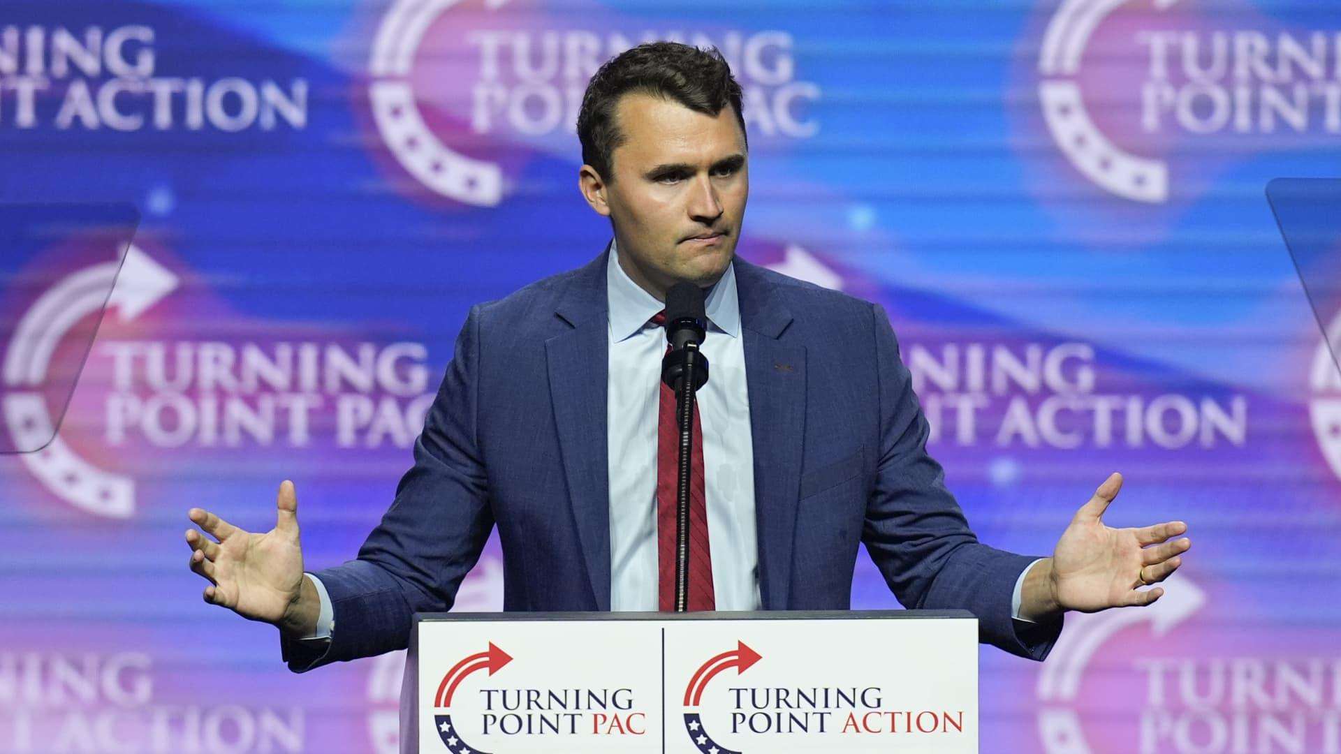 image for Manhunt for Charlie Kirk shooter expands after two people detained had no links to killing, FBI says