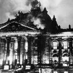 image for A building burned to the ground in Germany