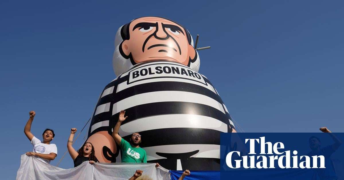 image for Brazilians take to the streets to celebrate Bolsonaro conviction