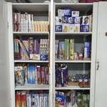 image for My roommates snack cabinet.