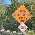 image for [OC] At least they are honest about road construction in Montana...