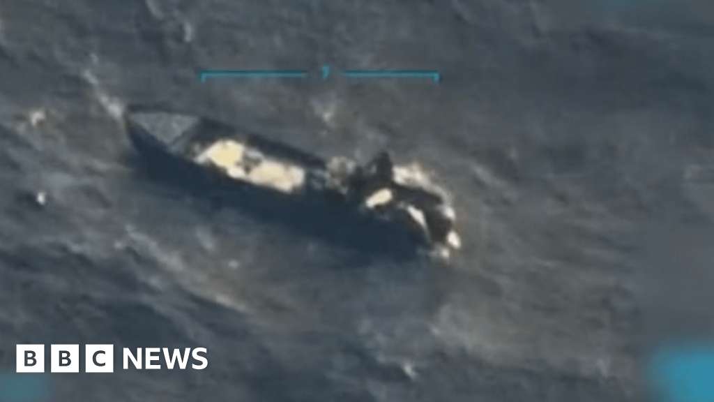 image for US destroys alleged Venezuelan drug boat, killing three