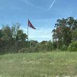 image for [OC] interesting flag at half staff in GA