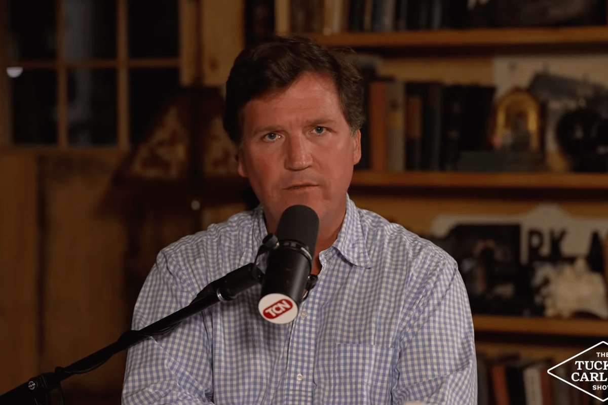 image for Tucker Carlson says Trump administration is using Charlie Kirk’s killing to trample First Amendment