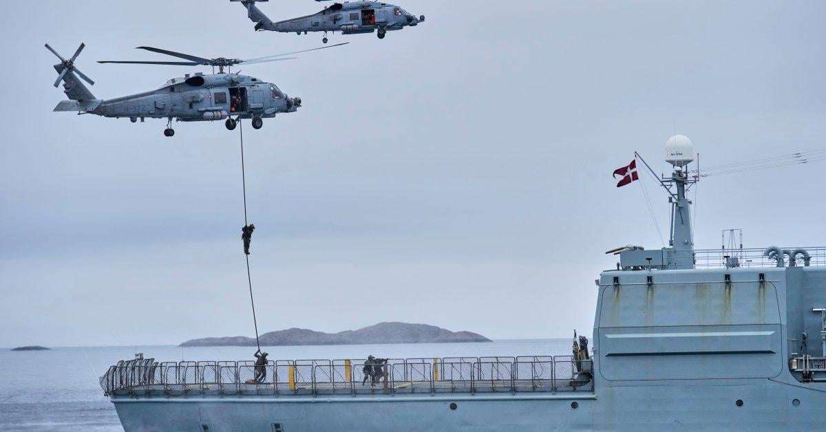 image for Denmark Holds Massive Military Exercise in Greenland