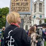 image for [OC] At the anti-Trump protest in London today