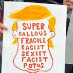 image for Spotted at today’s protest against Trump’s state visit (London)