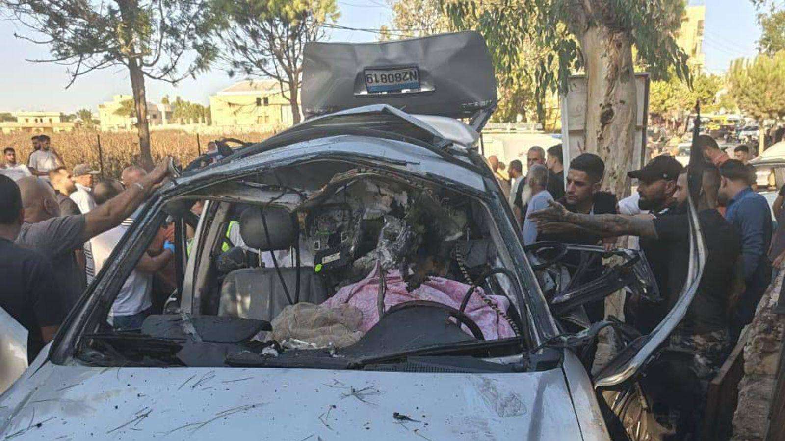 image for Lebanon says four US citizens killed, including three children, in Israeli drone strike