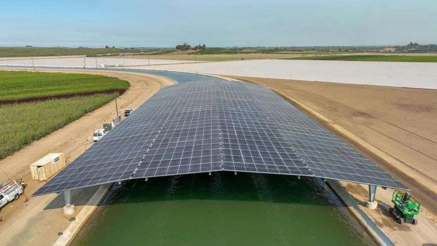 image for California’s first solar-covered canal is now fully online