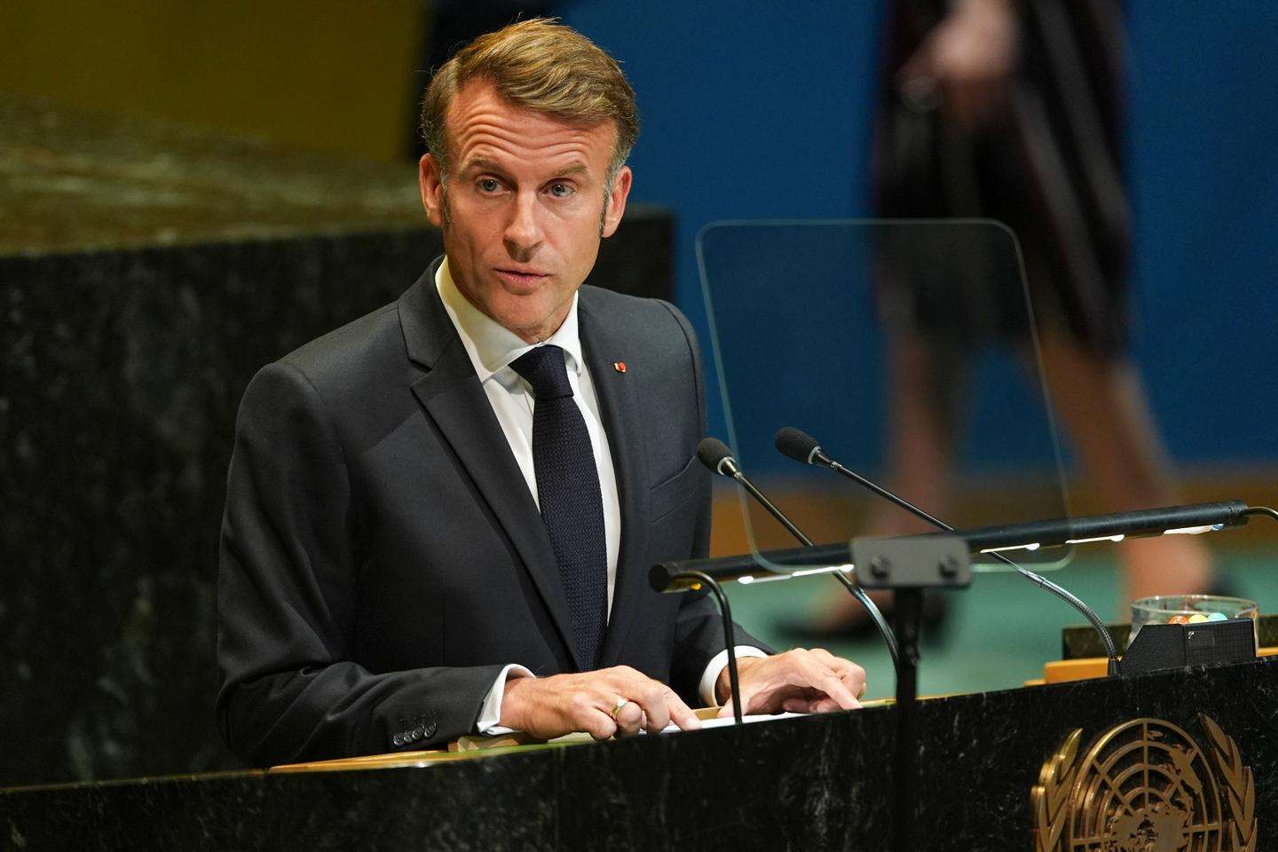 image for France recognizes State of Palestine, Macron declares at UN
