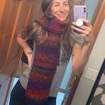 image for (OC) Finished knitting a scarf for myself, love it!